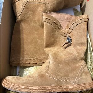 UGG Chestnut Suede Boots